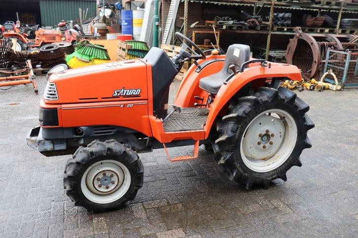 Veiling: Minitractor Kubota Saturn X-20 Diesel 20pk, Zakelijke goederen, Landbouw | Tractoren, Ophalen
