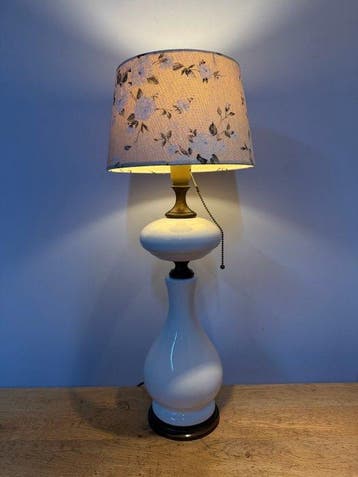 Lampe de table - Lampe de table en céramique vintage du, Antiquités & Art