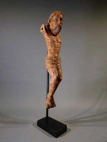 sculptuur, Corpus Christi - 16e eeuw - 43 cm - Hout