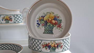 Villeroy & Boch - Eetservies (8) - Basket - Vitro-Porzellan