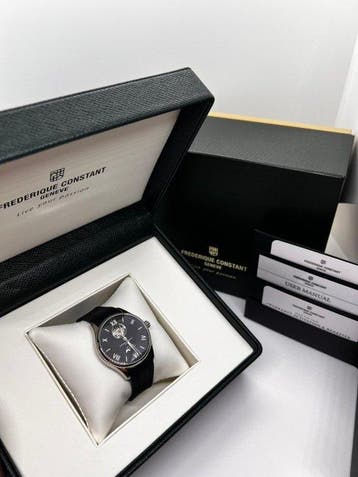 Frédérique Constant - Classics Heart Beat Moonphase -, Handtassen en Accessoires, Horloges | Heren, Nieuw