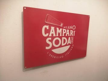 Davide Campari spa Milano - Depero - Enseigne publicitaire -