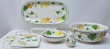 Villeroy & Boch - Karaf (7) - Geranium - Vitro-Porzellan -