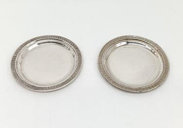 Greggio, 29 PD - Onderzetter (2) - .800 zilver