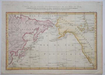 Noord Amerika - Noordelijke Pacifische Oceaan; N. Bellin -