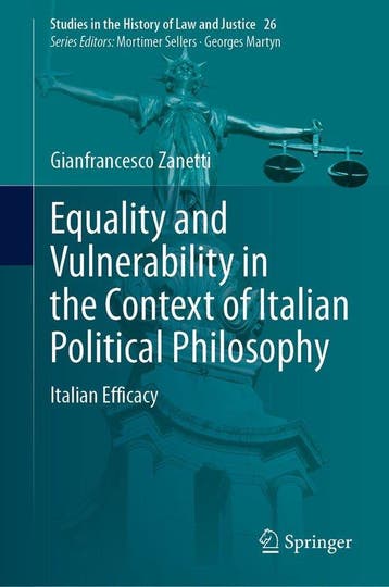 Studies in the History of Law and Justice- Equality and, Verzenden, Gianfrancesco Zanetti