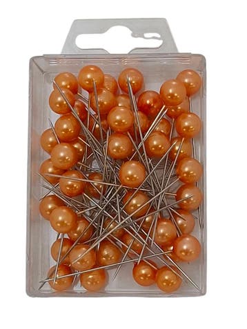 Parelspelden WM 16 Oranje 10 mm doosje 50 stuks, Nieuw