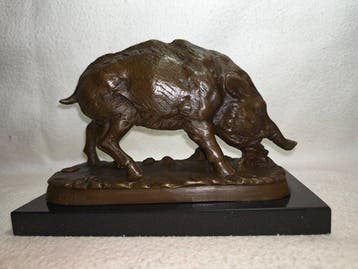 Pierre-Jules Mène (1810-1879) - Beeldje, Cinghiale - 14 cm -