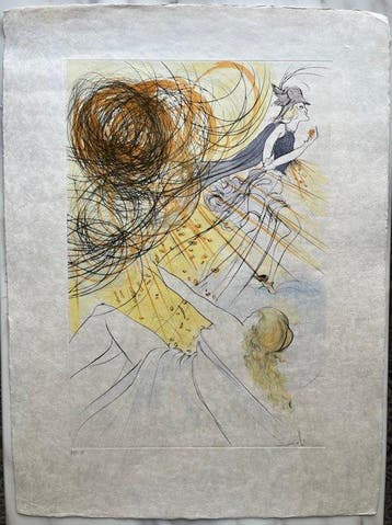 Salvador Dali (1904-1989) - Hommage a Mercure