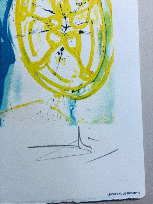 Salvador Dali (1904-1989) - Le cheval de triomphe, Antiquités & Art, Antiquités | Autres Antiquités