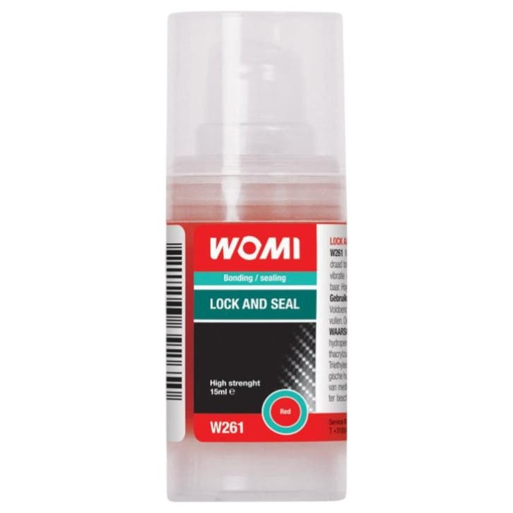 Womi W261 Lock and Seal Red 15ml, Auto diversen, Onderhoudsmiddelen, Verzenden