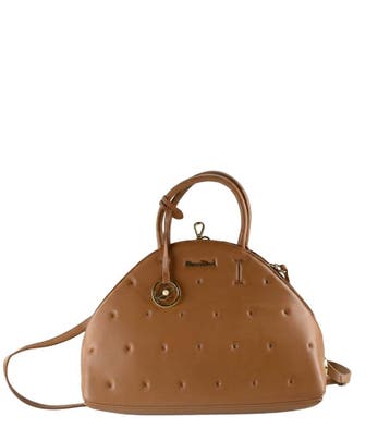 Kisses of Pearl Handtas Cognac, Verzenden