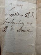 Anonyme - Divers traités de paix de l’Histoire de l’Empire -, Antiquités & Art, Antiquités | Livres & Manuscrits