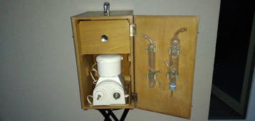 Ebulliometer - Staal, Hout, plastic koper - tweede helft van, Antiek en Kunst