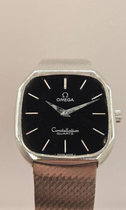 Omega - Classic Constellation Quartz - Sans prix de réserve, Handtassen en Accessoires, Horloges | Heren