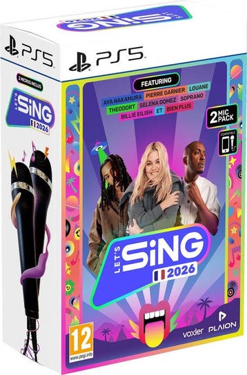 SHOWMODEL Lets Sing 2026 + 2 Microphones Version Françai.., Verzenden, Nieuw