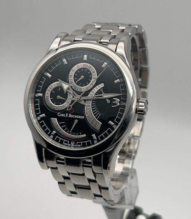 Carl F. Bucherer - Manero Retrograde - 00.10901.08.36.01 -, Handtassen en Accessoires, Horloges | Heren