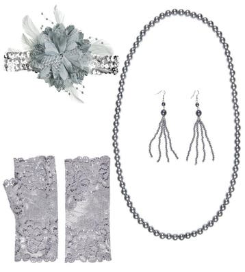 Roaring Twenties 20S Accessoireset 4 delig, Verzenden