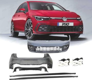 Kit Carrosserie Vw Golf Mk8  Look Gti + Antibrouillard, Autos : Pièces & Accessoires, Verzenden