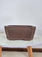 Pot de bonsaï 32cm*22cm*13cm – Céramique brune - Hauteur