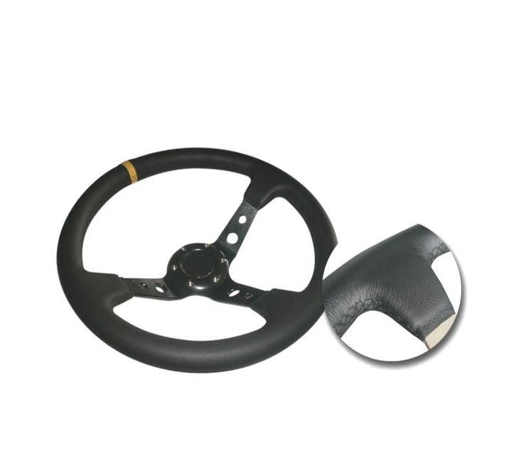 VOLANT TYPE OMP INVERSE NOIR JAUNE, Auto-onderdelen, Besturing, Verzenden