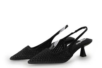 Sacha Slingbacks in maat 36 Zwart, Kleding | Dames, Verzenden, Zwart, Zo goed als nieuw, Sacha