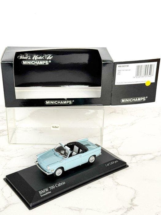 Minichamps 1:43 - Modelauto - BMW 700 Cabriolet 1961 –, Hobby en Vrije tijd, Modelauto's | 1:5 tot 1:12