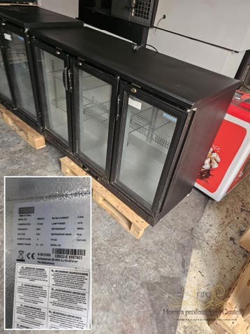 Polar backbar koeler 3-deurs glas, Ophalen of Verzenden, Nieuw in verpakking