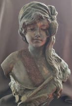 Buste, Bohemia - 47 cm - Plâtre