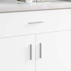 vidaXL Handvat Effen 828 pcs Zilver 105.7 x 7.4 x 15.5 mm, Verzenden, Nieuw