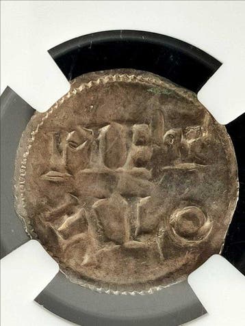 Frankrijk. Karel III le Simple (898-922). Denier (Melle)