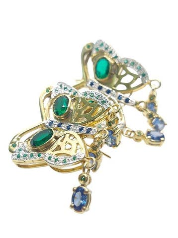 Zonder minimumprijs - Oorbellen - 9 kt. Zilver, Geel goud, Handtassen en Accessoires, Oorbellen, Nieuw