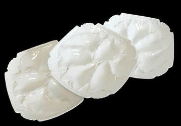 Rare Find - Oesterservies (3) - Porselein - Prachtige, Antiek en Kunst, Antiek | Glaswerk en Kristal