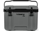 Steamy BMX 26 - Koelbox - 26 Liter - Grijs, Caravans en Kamperen, Verzenden, Zo goed als nieuw