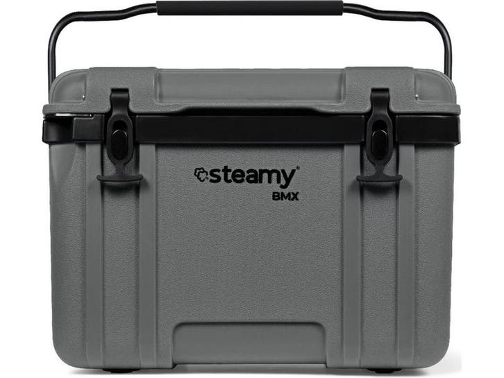 Steamy BMX 26 - Koelbox - 26 Liter - Grijs, Caravans en Kamperen, Kampeeraccessoires, Zo goed als nieuw, Verzenden
