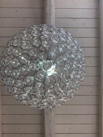 Lightmakers - Plafondlamp - Hanglamp kristallen bol 36 cm. -