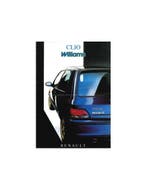 1995 RENAULT CLIO WILLIAMS BROCHURE NEDERLANDS
