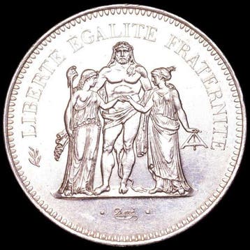 France. 50 Francs 1974 Hercule (Sans prix de réserve), Postzegels en Munten