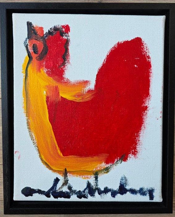 Anton Heyboer (1924-2005) - Kip, Antiquités & Art, Art | Peinture | Moderne