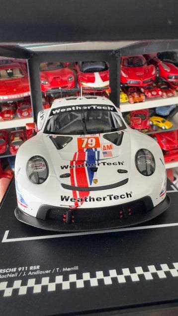 IXO 1:18 - Modelauto - Porsche 911 RSR-19 #79 - Modelo Raro