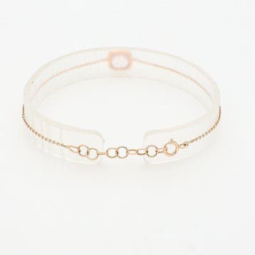 Zonder minimumprijs - Armband - 14 karaat Geel goud - Spinel, Nieuw
