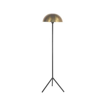 Vloerlamp Globe | Antiek Goud | Metaal | One Size LABEL51, Verzenden, Nieuw in verpakking