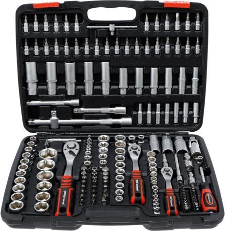 Dopsleutelset (1/4) / (3/8) / (1/2) 172-dlg, Auto diversen, Autogereedschap, Verzenden