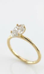 Sans prix de réserve - Bague - 14 carats Or jaune - 1.11ct.