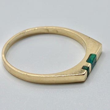 Zonder minimumprijs - Ring - 14 karaat Geel goud, Nieuw