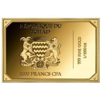 10 x 1/1000 Troy Ounce - Goud .999 - 2024 10 x 1/1000 oz