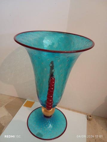 V.Nason&C - Vincenzo Nason - Bloempot - Muranoglas