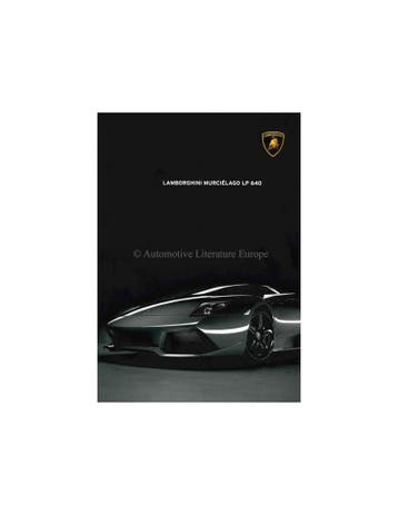 2007 LAMBORGHINI MURCIÉLAGO LP 640 BROCHURE ENGELS, Ophalen of Verzenden