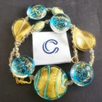24 karaat - Geel goud, Murano - Halsketting