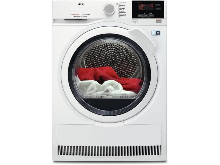 AEG T8DB84GW - Warmtepompdroger - 8 kg - Energieklasse D, Elektronische apparatuur, Droogkasten, Zo goed als nieuw, Verzenden